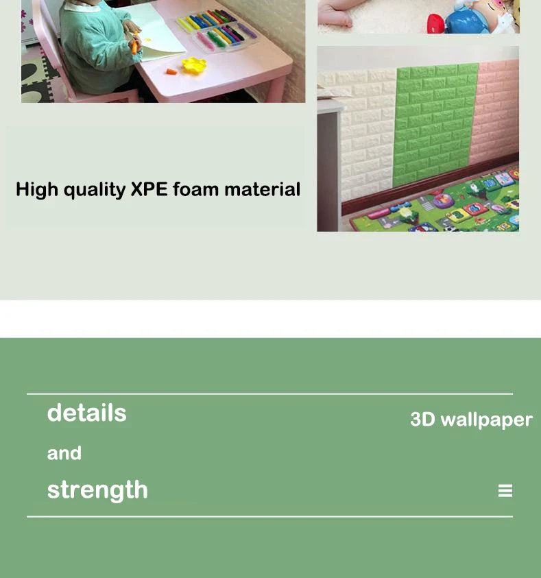 Realistic 3D Brick Wallpaper