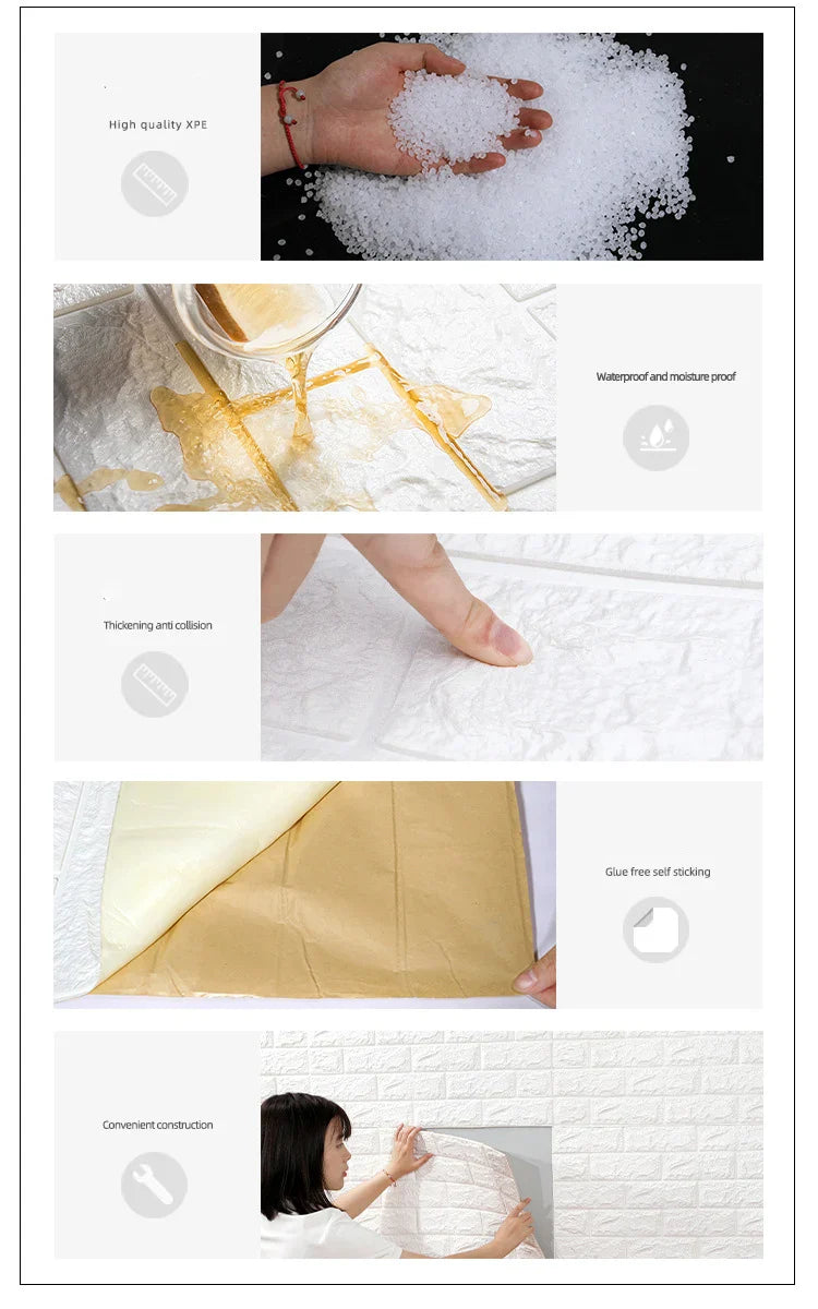 Realistic 3D Brick Wallpaper