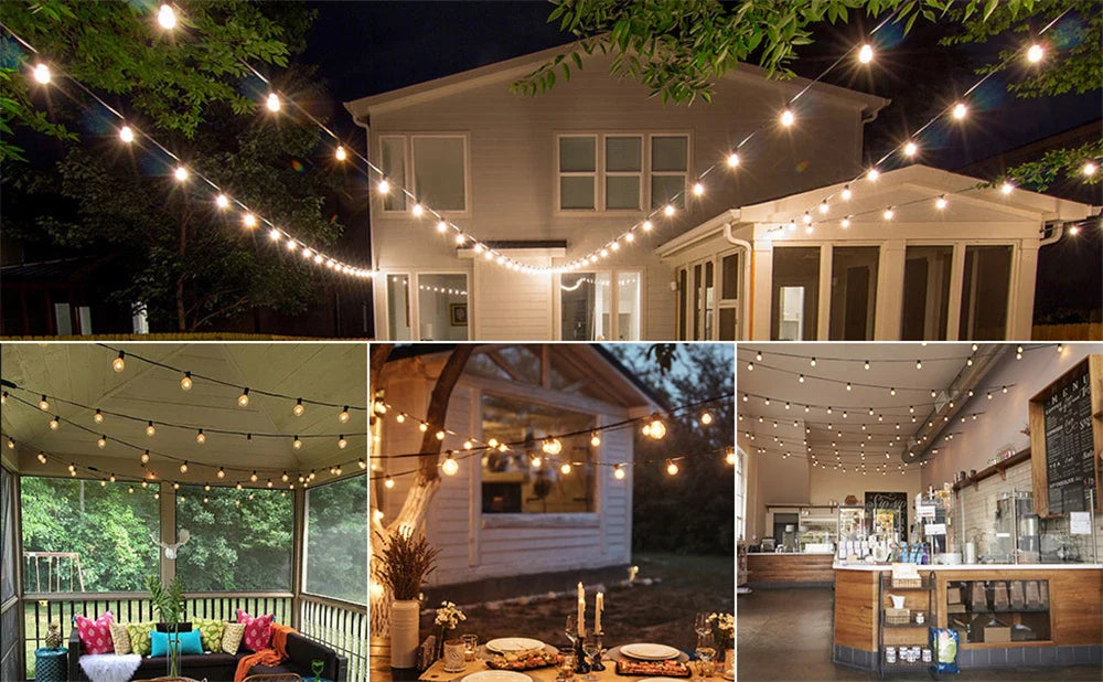 Vintage Globe String Lights for a Warm, Elegant Ambience