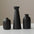 Ceramic vase Set-3 Decorative vase for Pampas Grass&Dried