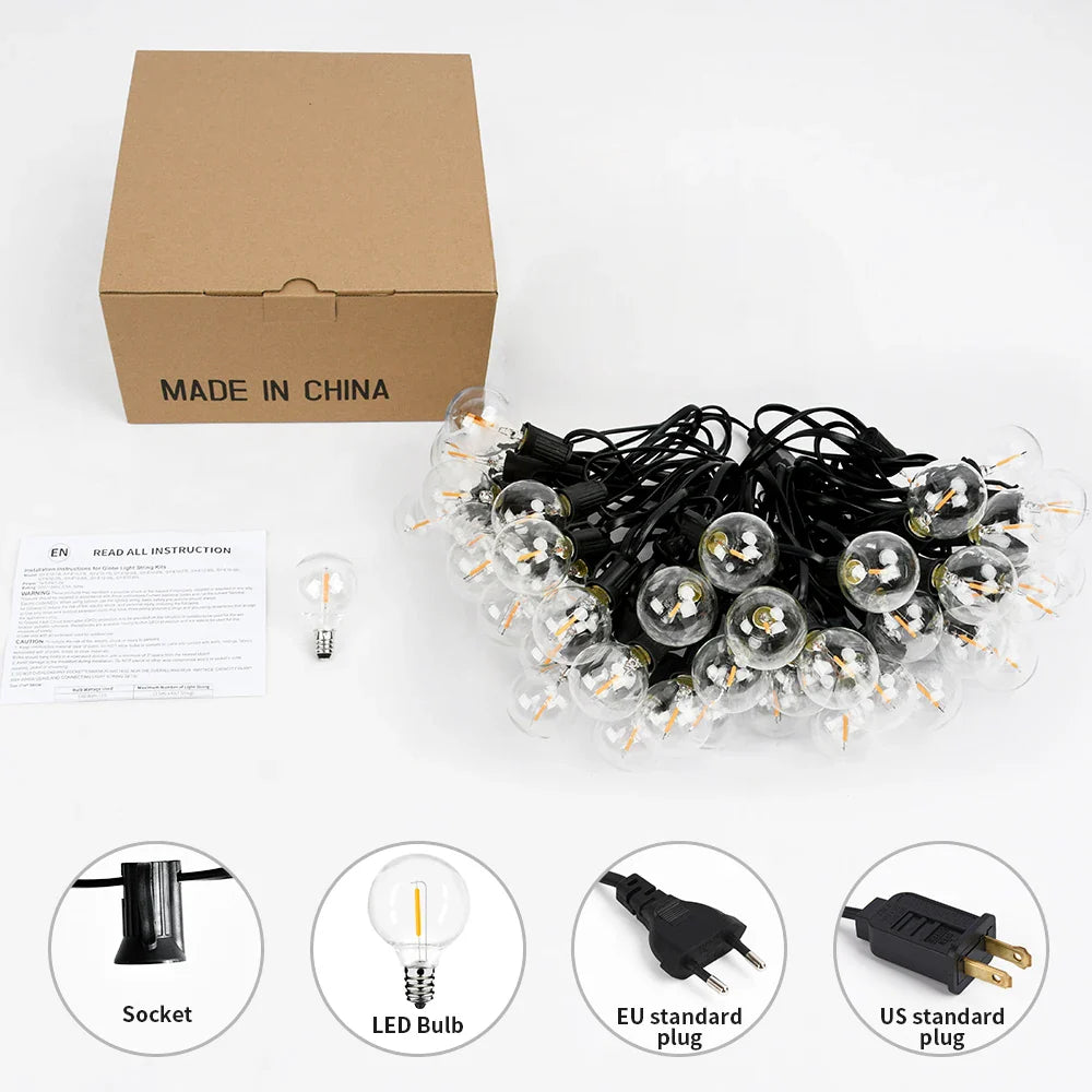 Vintage Globe String Lights for a Warm, Elegant Ambience