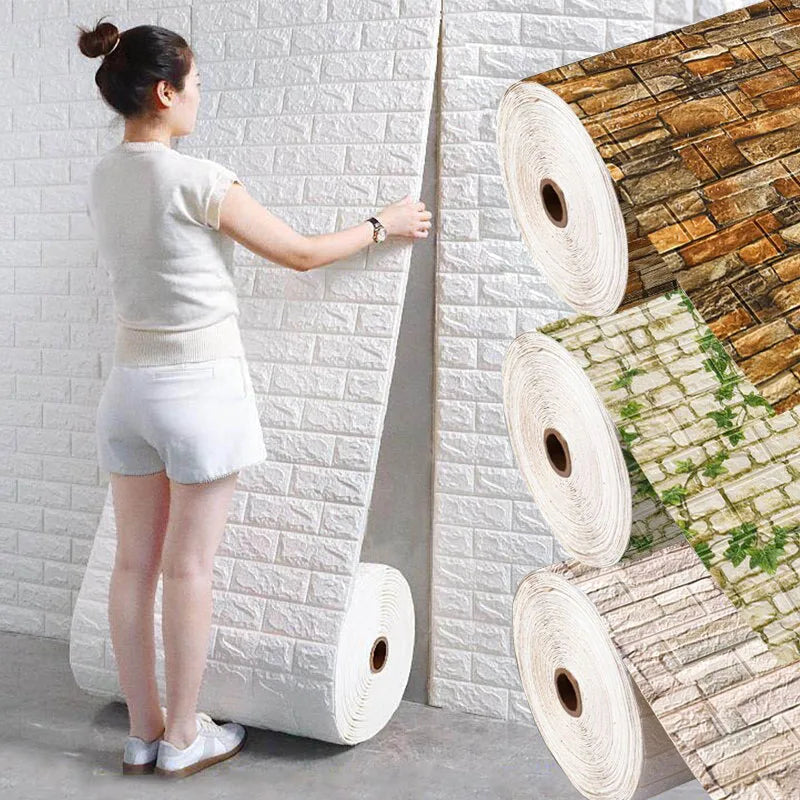 Realistic 3D Brick Wallpaper