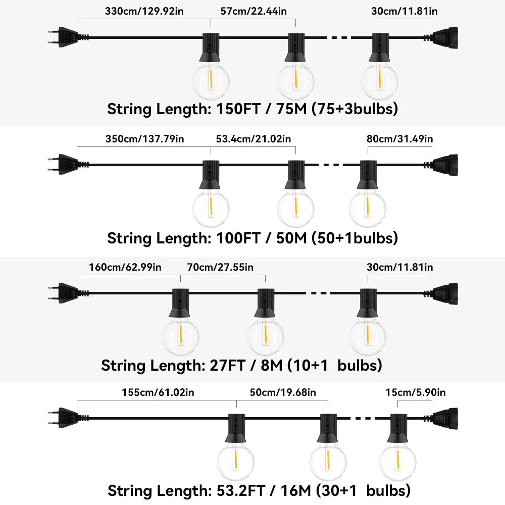 Vintage Globe String Lights for a Warm, Elegant Ambience
