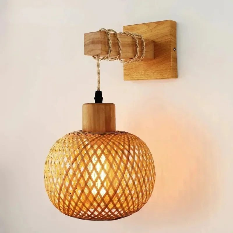 Bamboo Wall Lamp