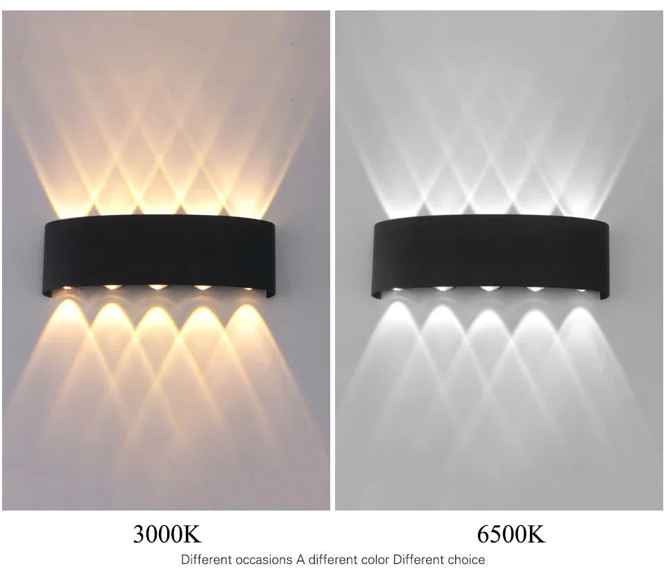 Waterproof Wall Lamp for Outdoor and Indoor Use.