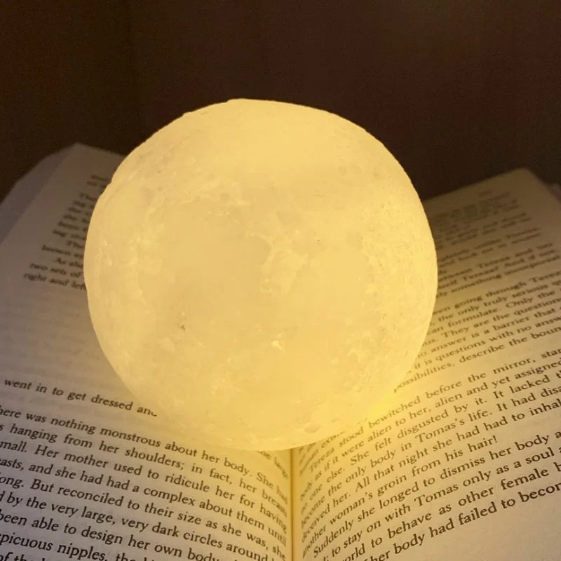Soft Glow 8cm Moon Lamp