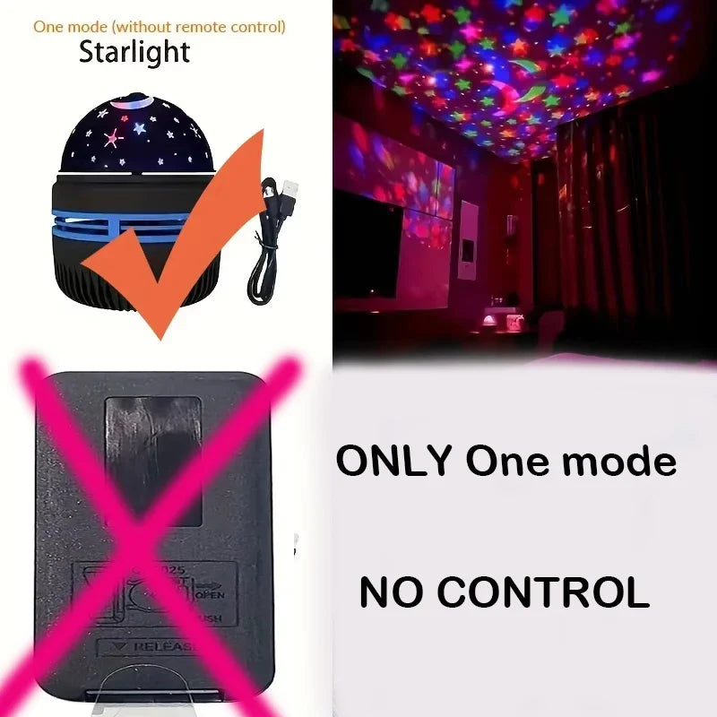 Star Projector Night Light 