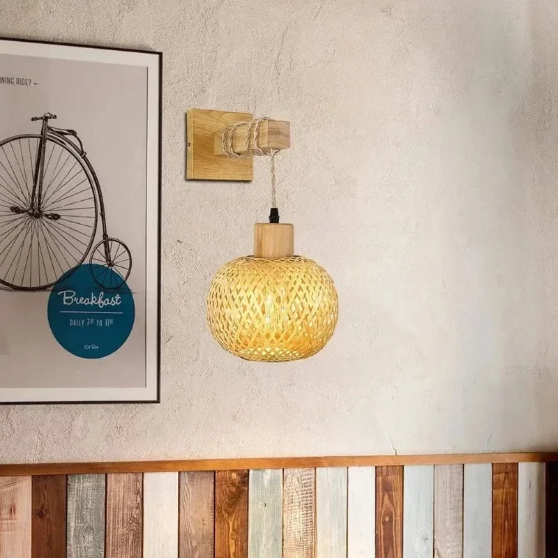 Bamboo Wall Lamp