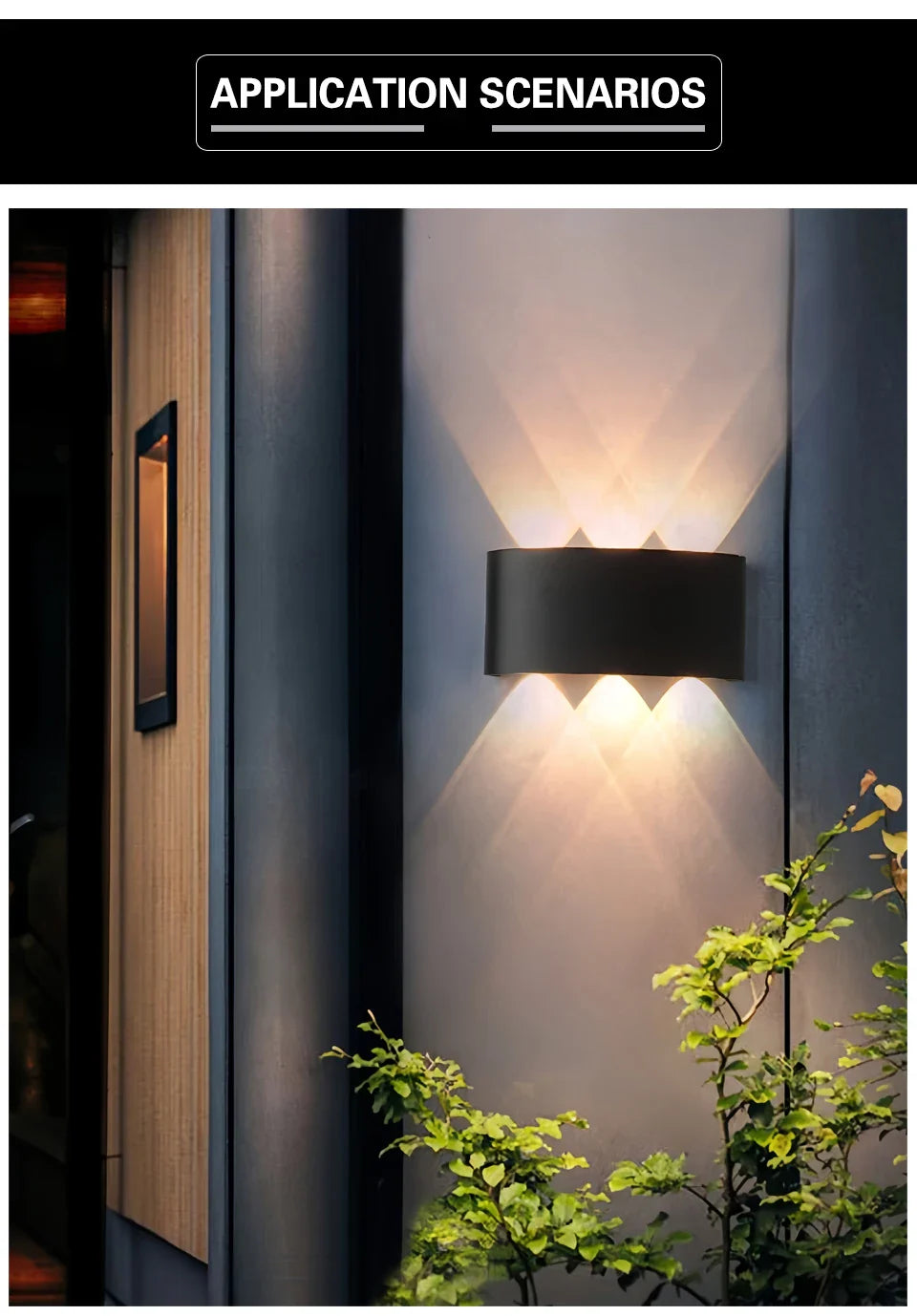 Waterproof Wall Lamp for Outdoor and Indoor Use.